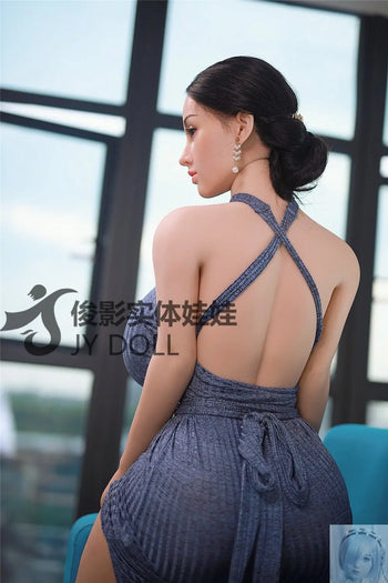 JY Doll 159cm KK Cup TPE + Silicone Head Sex Doll Laura with Implanted Hair JY Doll