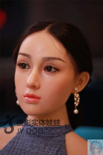 JY Doll 159cm KK Cup TPE + Silicone Head Sex Doll Laura with Implanted Hair JY Doll