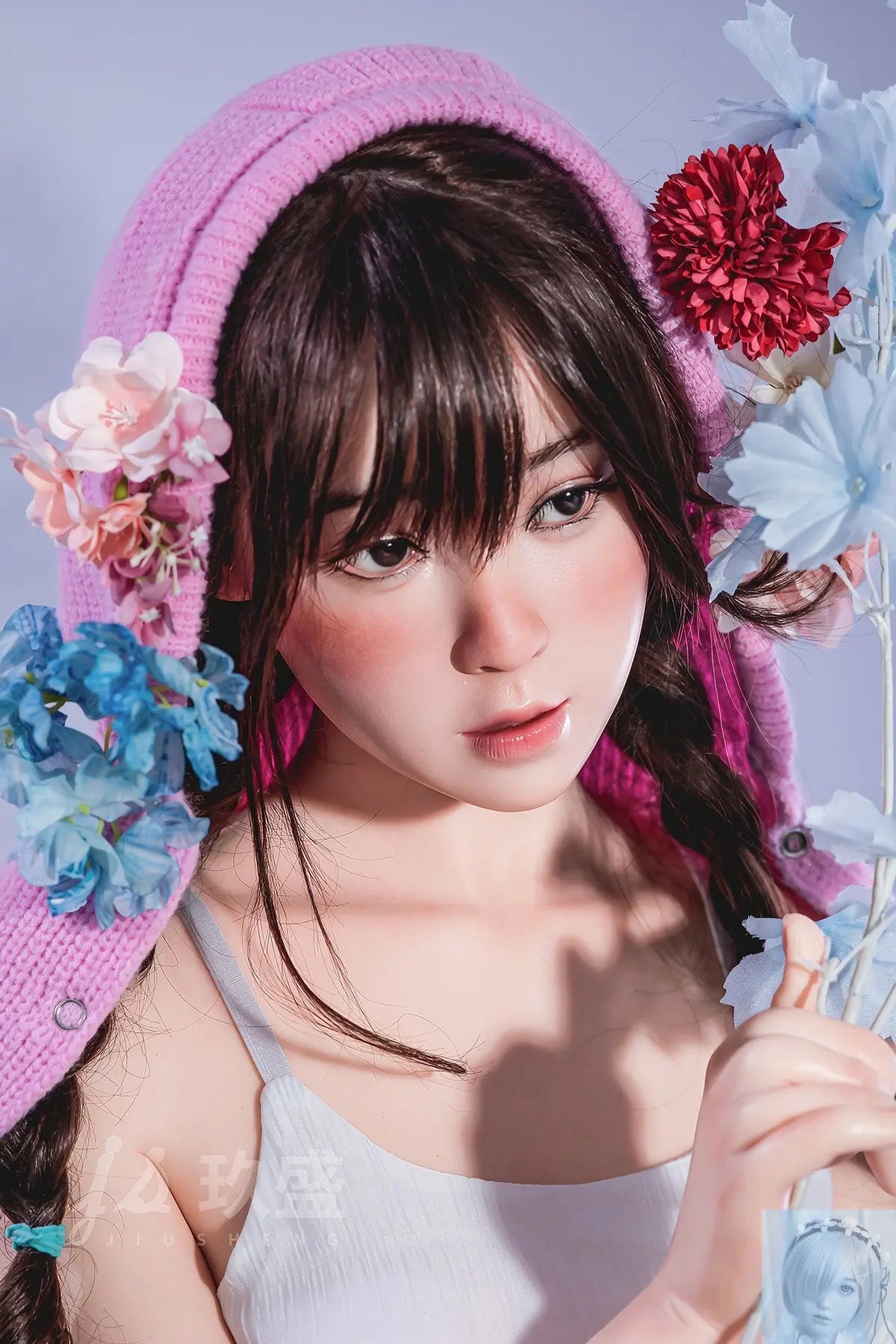 Jiusheng 150cm B Cup Full Silicone Sex Doll Enya Jiusheng