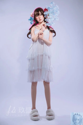 Jiusheng 150cm B Cup Full Silicone Sex Doll Enya Jiusheng