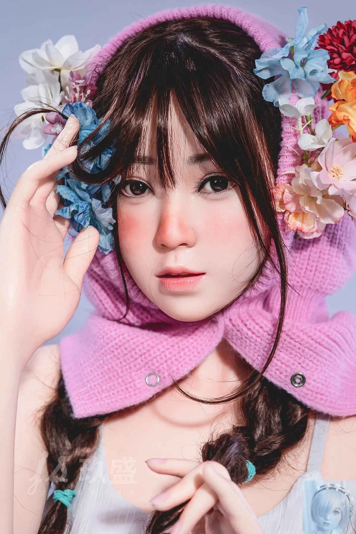 Jiusheng 150cm B Cup Full Silicone Sex Doll Enya Jiusheng