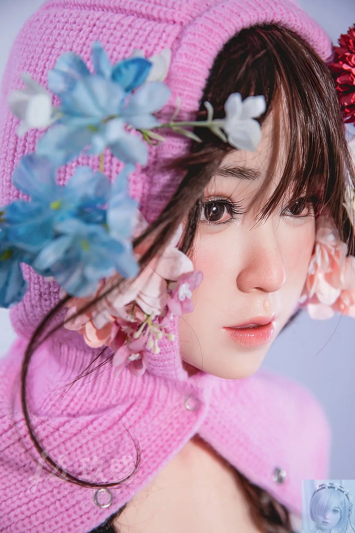 Jiusheng 150cm B Cup Full Silicone Sex Doll Enya Jiusheng