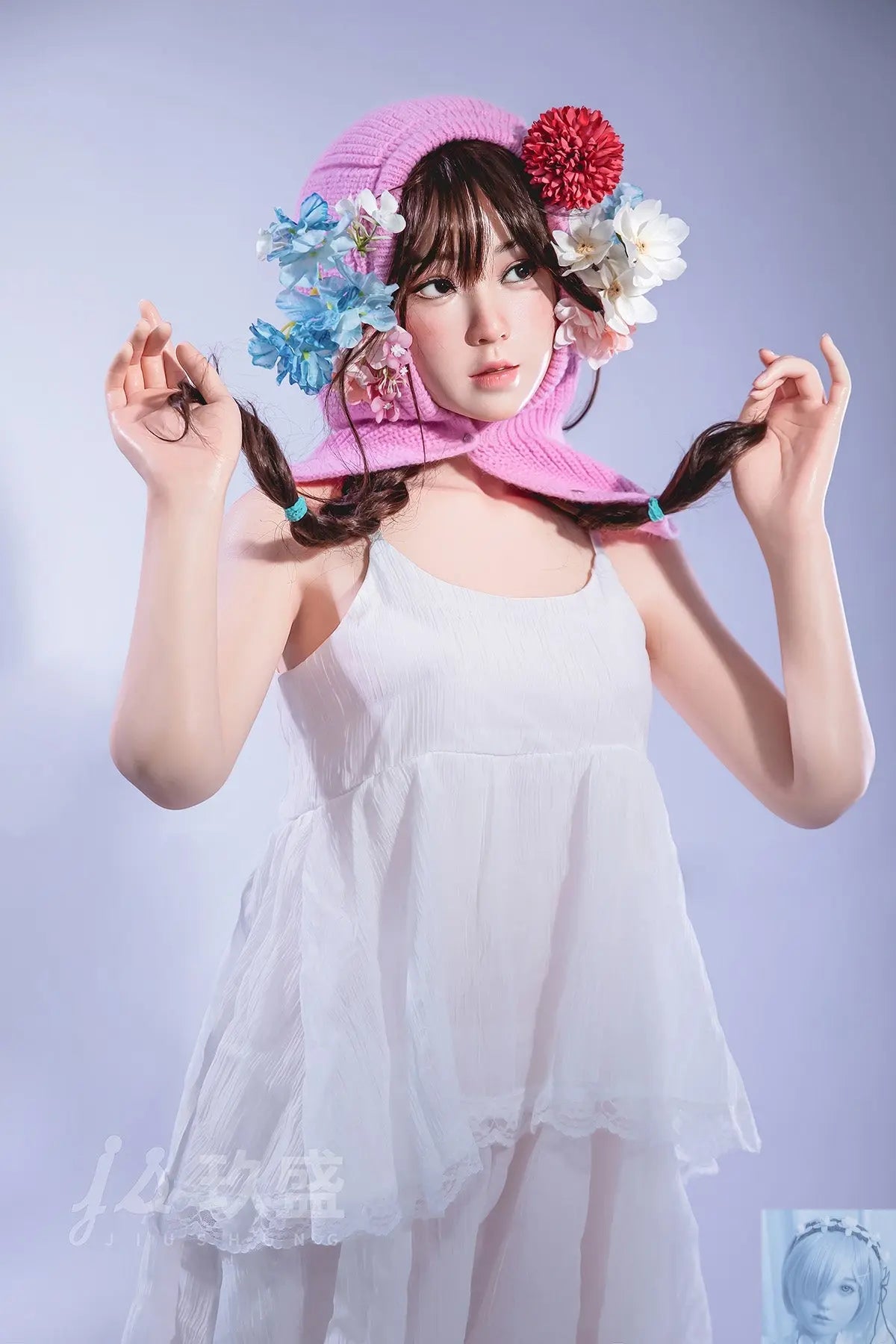 Jiusheng 150cm B Cup Full Silicone Sex Doll Enya Jiusheng