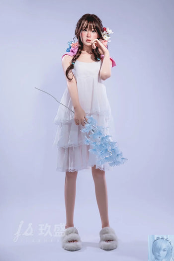 Jiusheng 150cm B Cup Full Silicone Sex Doll Enya Jiusheng