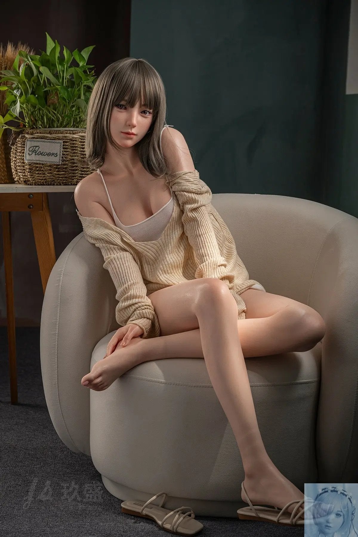 Jiusheng 150cm B Cup Full Silicone Sex Doll Opalite Jiusheng