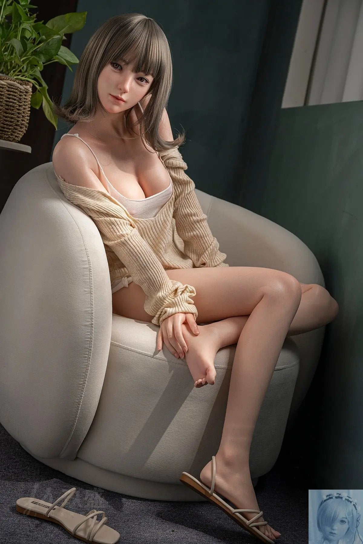 Jiusheng 150cm B Cup Full Silicone Sex Doll Opalite Jiusheng