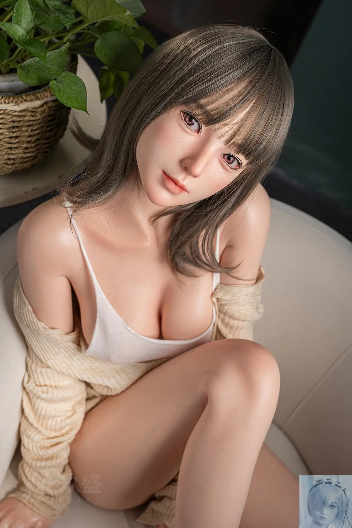 Jiusheng 150cm B Cup Full Silicone Sex Doll Opalite Jiusheng