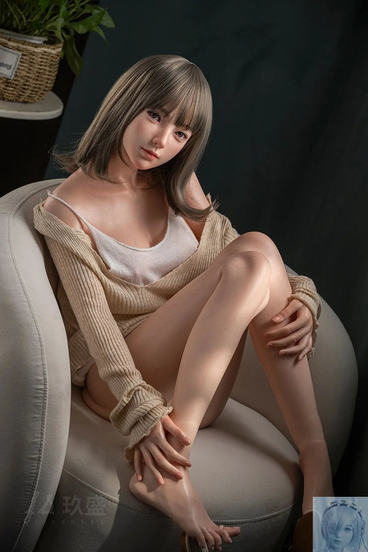 Jiusheng 150cm B Cup Full Silicone Sex Doll Opalite Jiusheng