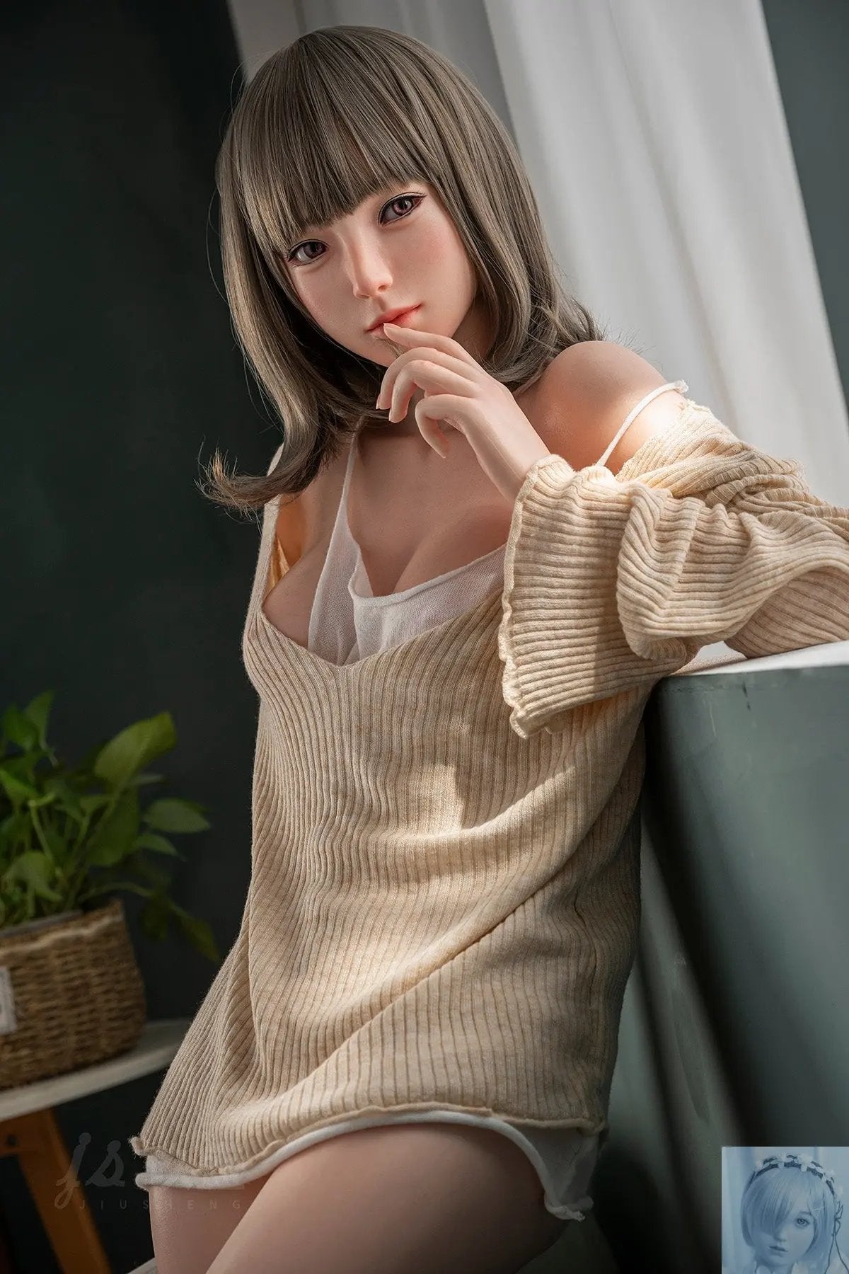 Jiusheng 150cm B Cup Full Silicone Sex Doll Opalite Jiusheng