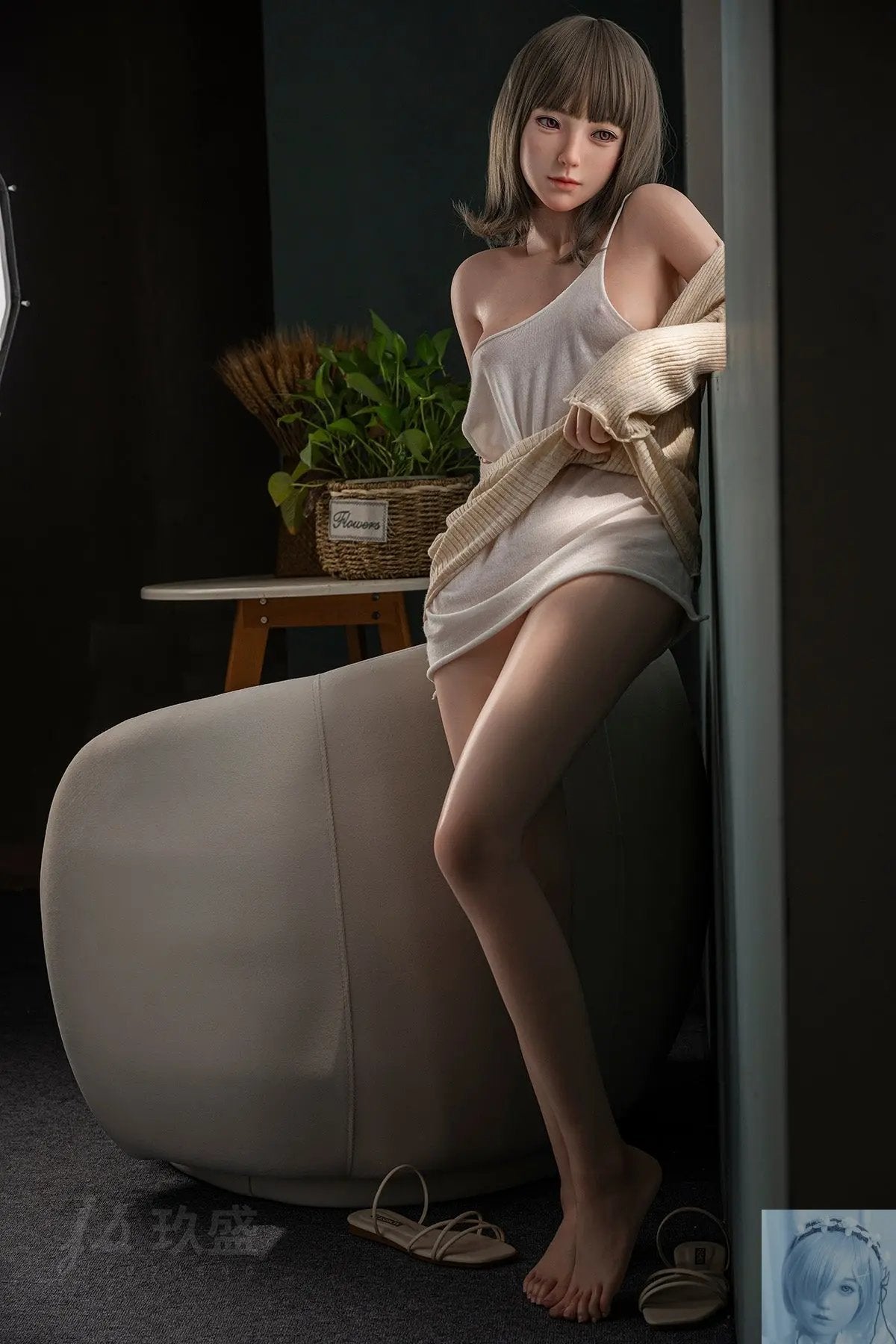 Jiusheng 150cm B Cup Full Silicone Sex Doll Opalite Jiusheng