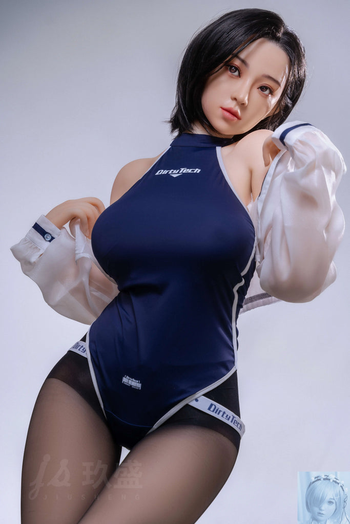 Jiusheng 155cm F Cup TPE+Silicone Sex Doll Aki Jiusheng