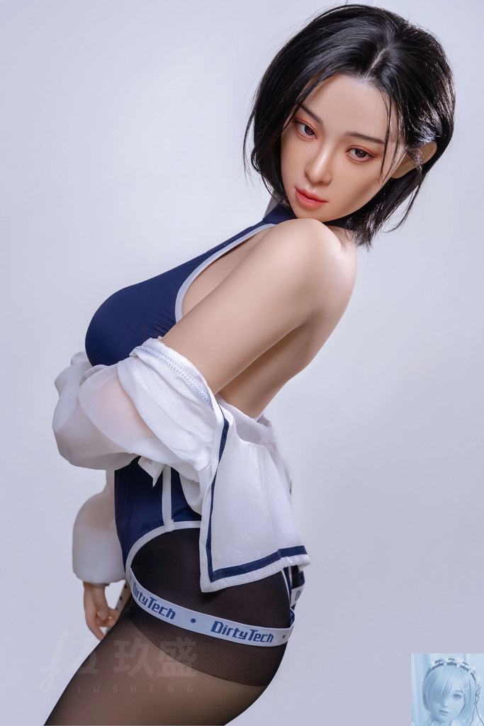 Jiusheng 155cm F Cup TPE+Silicone Sex Doll Aki Jiusheng