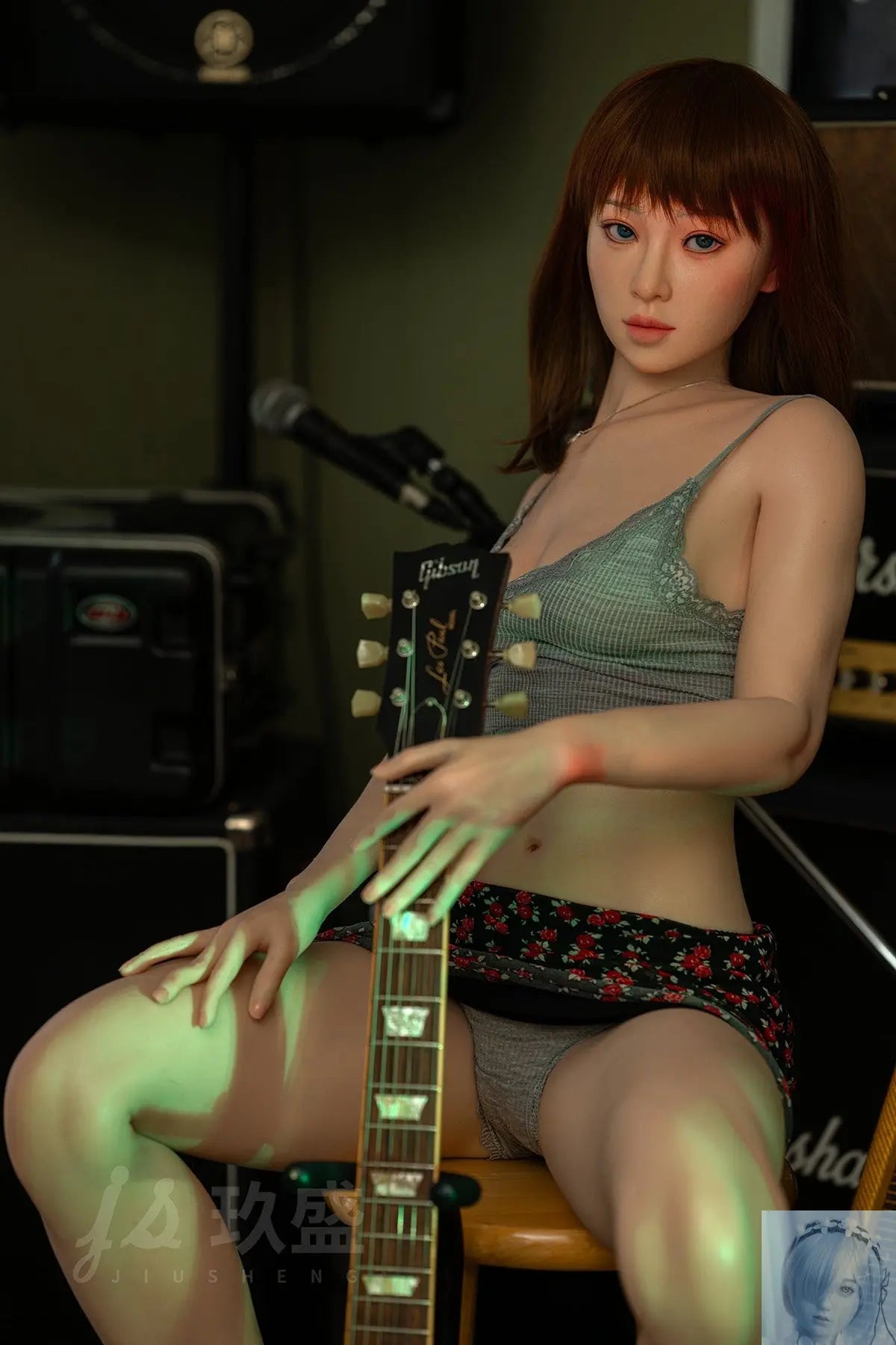 Jiusheng 156cm B Cup Full Silicone Sex Doll Aki Jiusheng