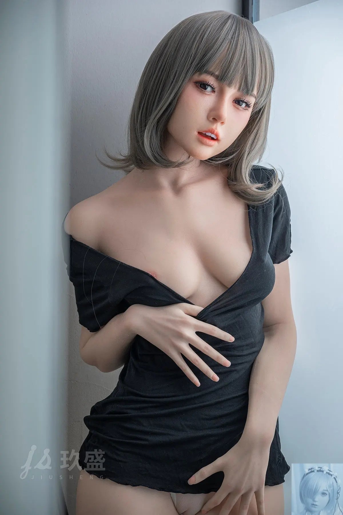Jiusheng 156cm B Cup Full Silicone Sex Doll Coco Jiusheng