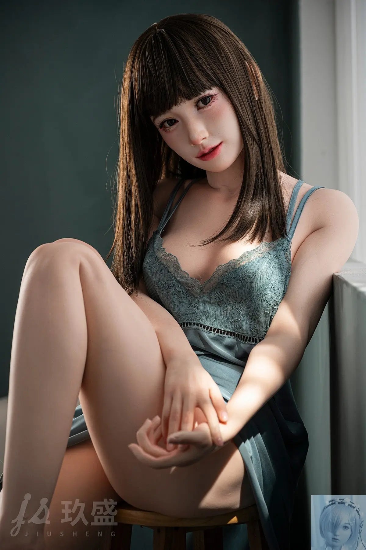 Jiusheng 156cm B Cup Full Silicone Sex Doll Runa Jiusheng