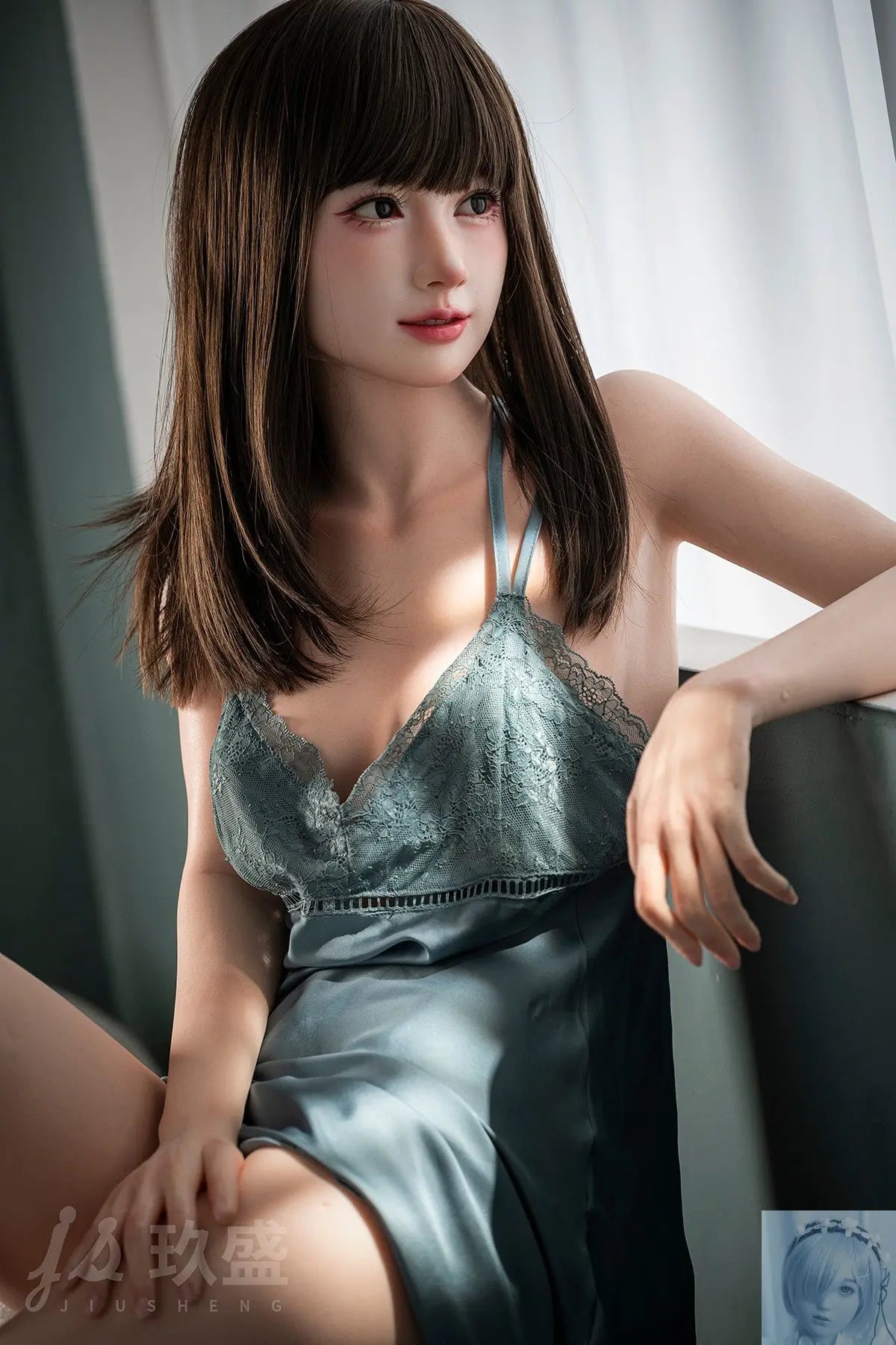 Jiusheng 156cm B Cup Full Silicone Sex Doll Runa Jiusheng