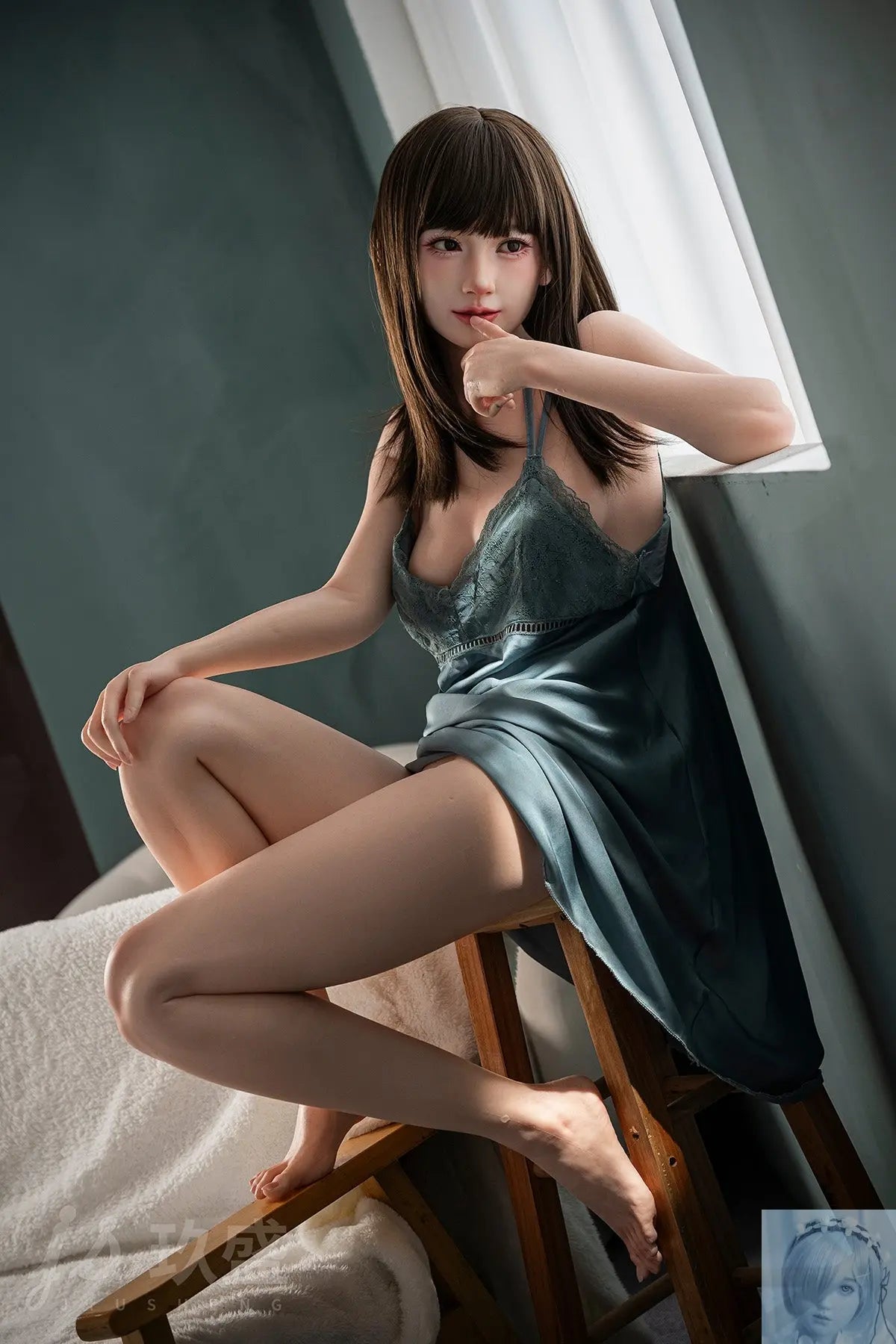Jiusheng 156cm B Cup Full Silicone Sex Doll Runa Jiusheng