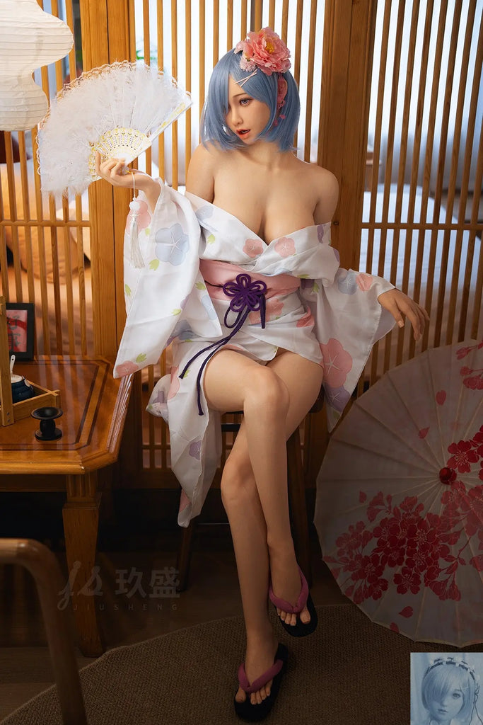 Jiusheng 160cm D Cup TPE+Silicone Sex Doll Betty ROS Jiusheng