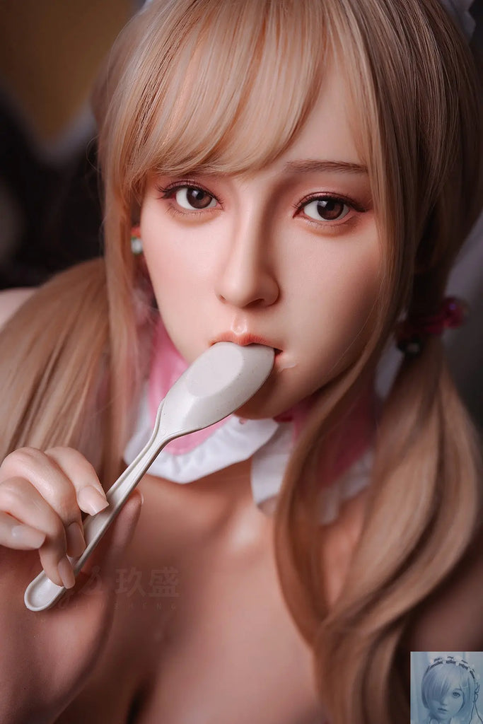 Jiusheng 160cm E Cup TPE+Silicone Sex Doll Lily Jiusheng