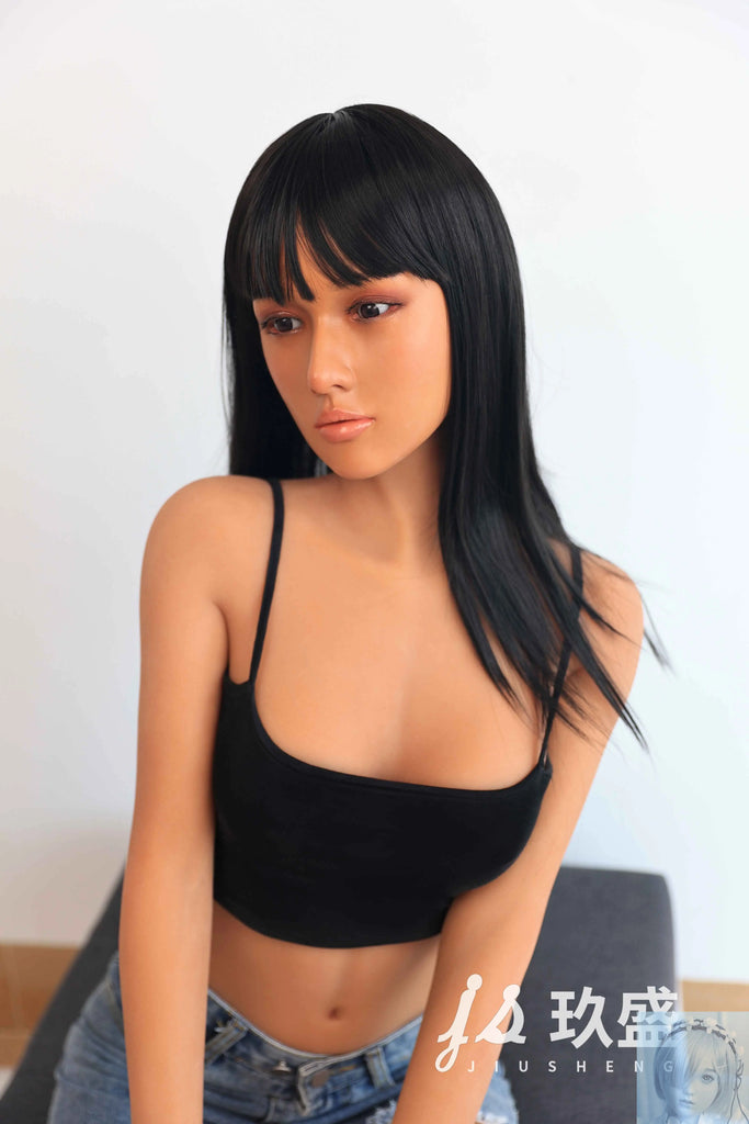 Jiusheng 163cm F Cup TPE+Silicone Sex Doll Amy Jiusheng