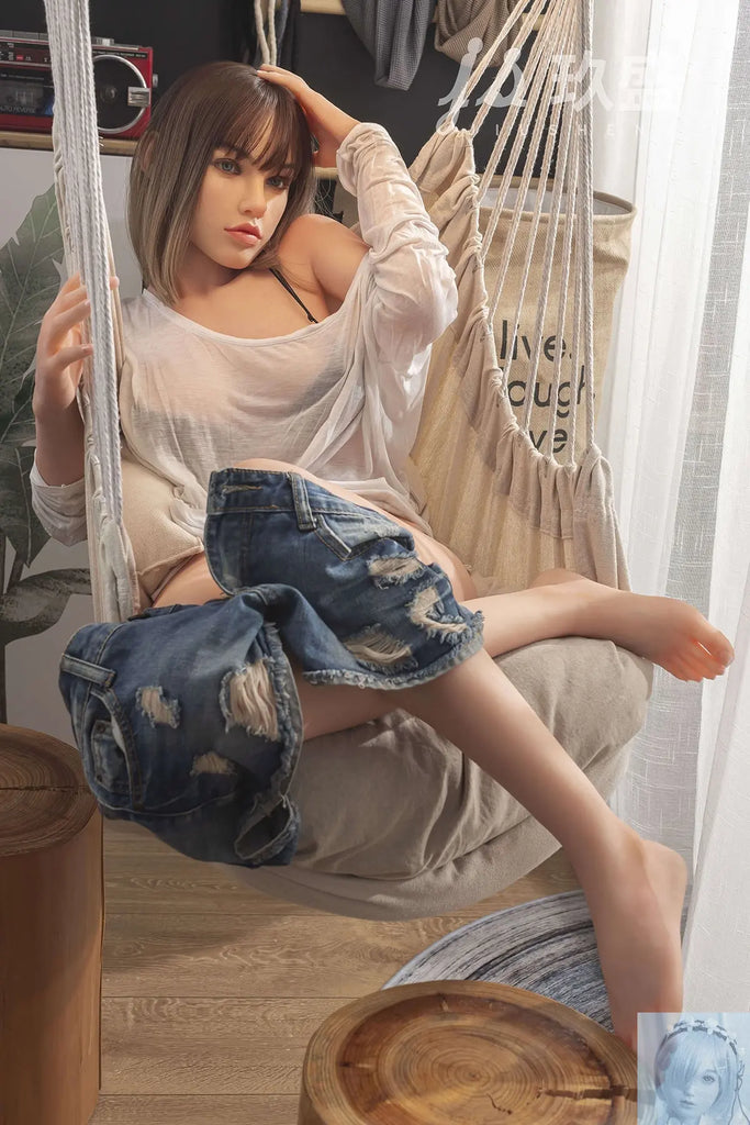 Jiusheng 163cm F Cup TPE+Silicone Sex Doll Lisa Jiusheng