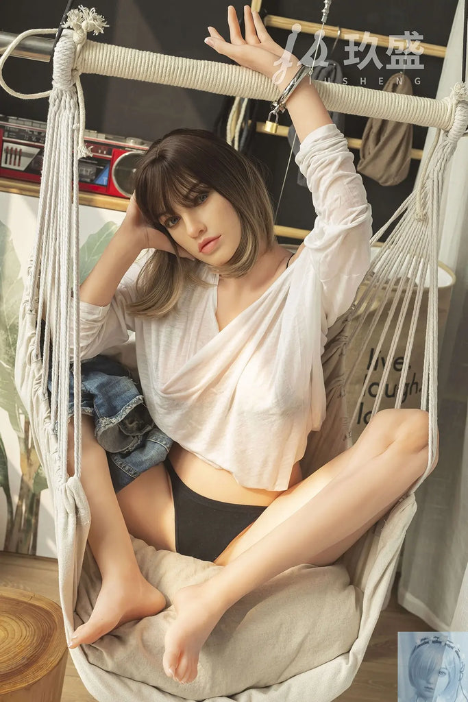 Jiusheng 163cm F Cup TPE+Silicone Sex Doll Lisa Jiusheng