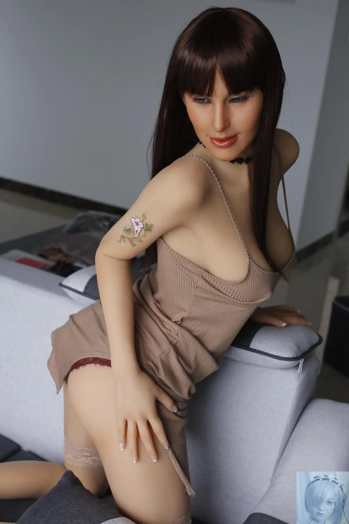 Jiusheng 163cm F Cup TPE+Silicone Sex Doll Samantha Jiusheng