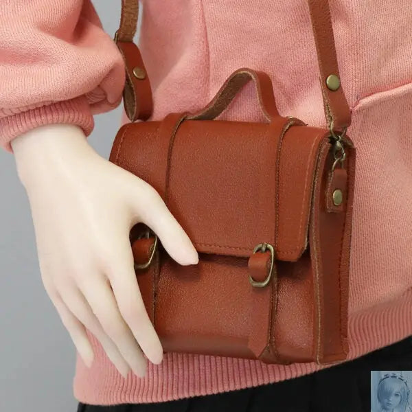 Kospley Leather Satchel Bag Brown Kospley