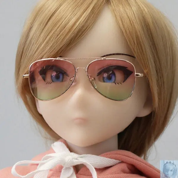 Kospley Pink and Green Sunglasses for 80cm to 95cm Doll Kospley