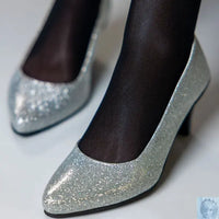 Kospley Sparling Silver Shoes for 80cm to 95cm Doll Kospley