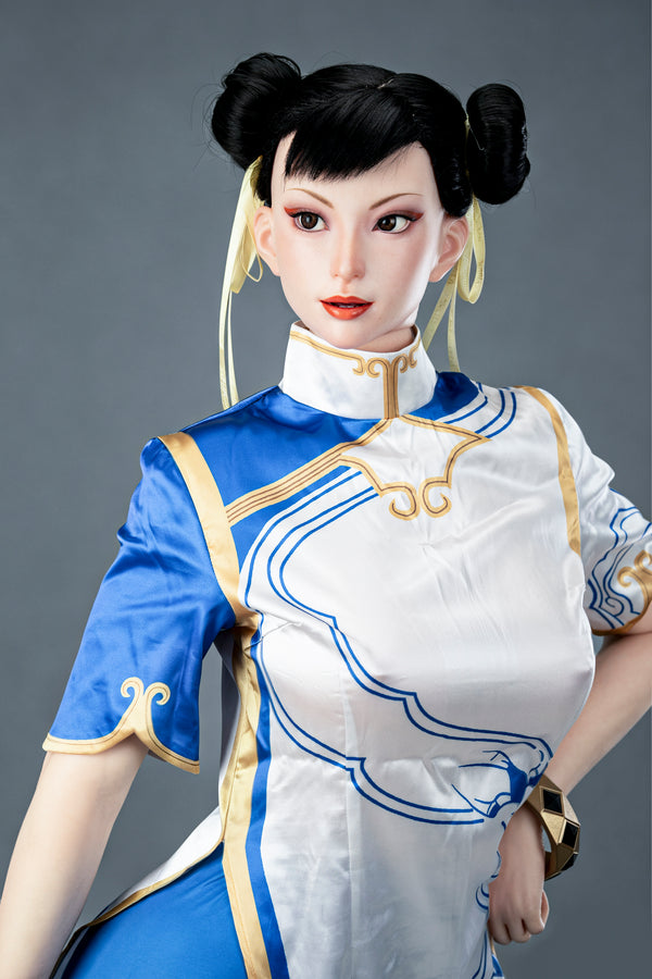 Game Lady Full Silicone 169CM F Cup Chun-Li with Movable Jaw-1