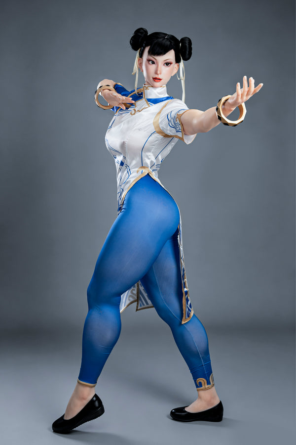 Game Lady Full Silicone 169CM F Cup Chun-Li with Movable Jaw-1