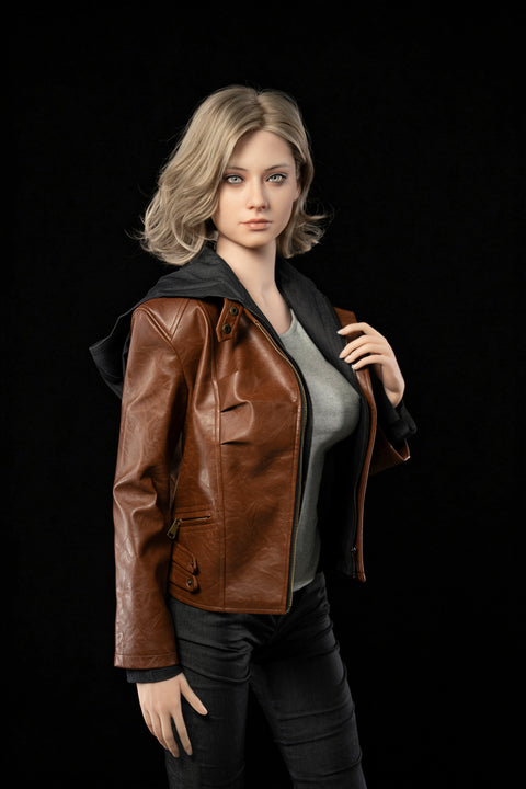 Game Lady 166cm E Cup Full Silicone Sex Doll Grace Ashcroft Movable Jaw