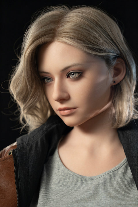 Game Lady 166cm E Cup Full Silicone Sex Doll Grace Ashcroft Movable Jaw