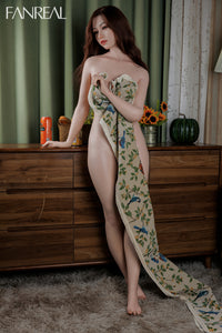 Fanreal 158cm B Cup Silicone Sex Doll Yuki Fair ROS Type 1