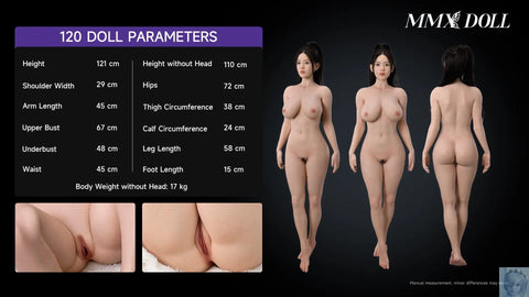 MMXDoll 120cm B Cup Full Silicone Sex Doll MengYue MMX Doll