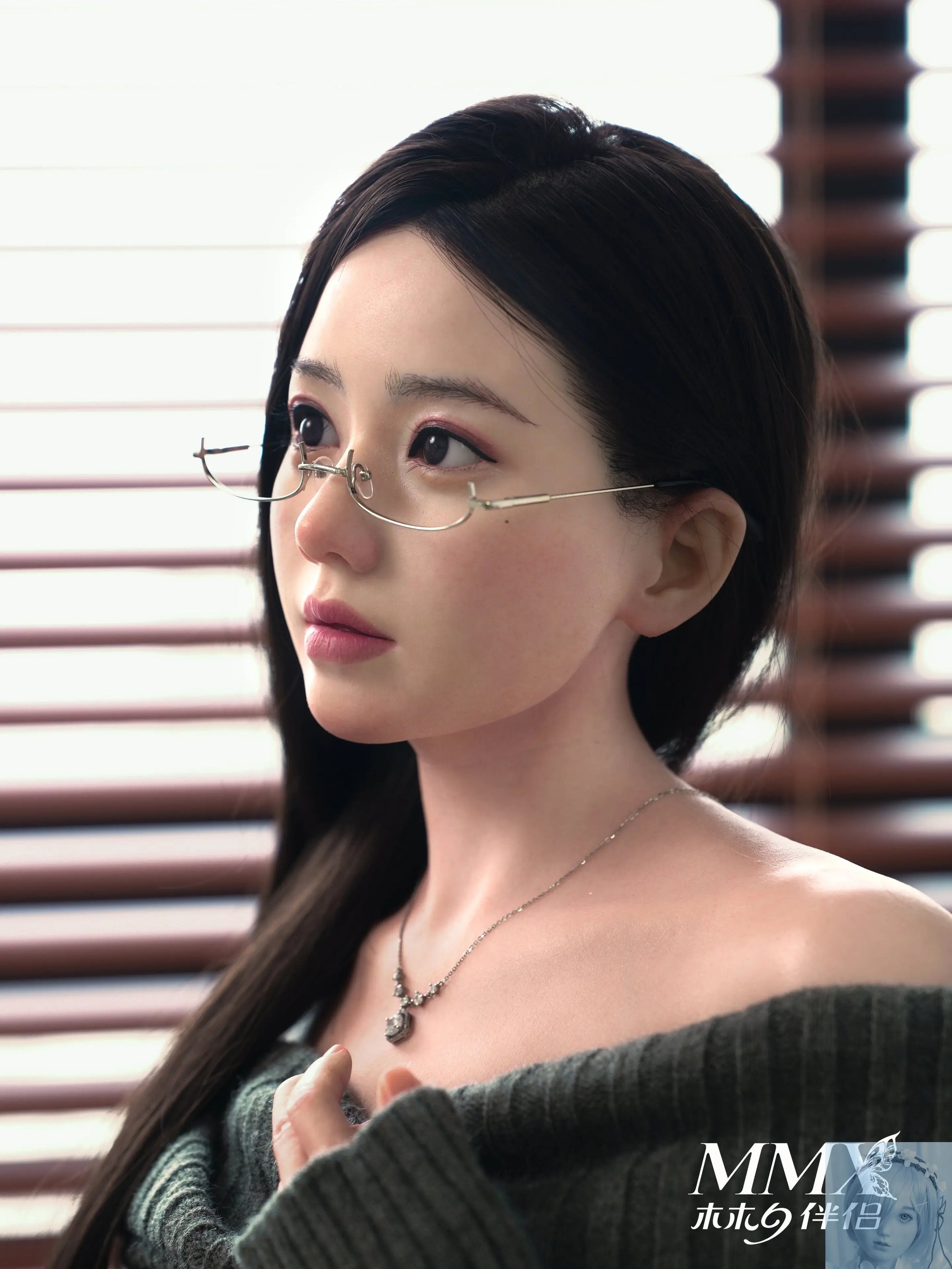 MMXDoll 153cm C Cup Full Silicone Sex Doll MengHan One Piece Body MMX Doll