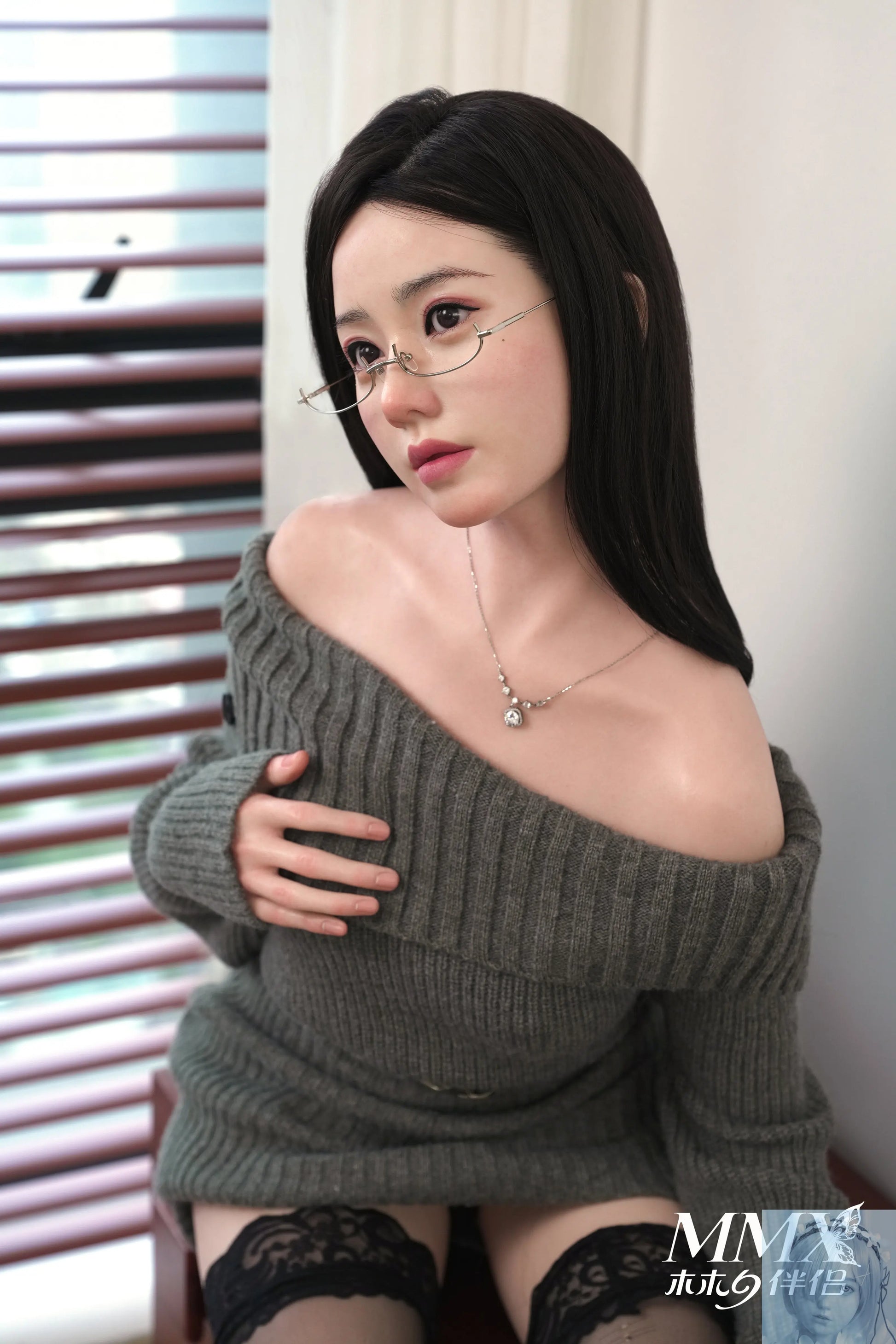 MMXDoll 153cm C Cup Full Silicone Sex Doll MengHan One Piece Body MMX Doll