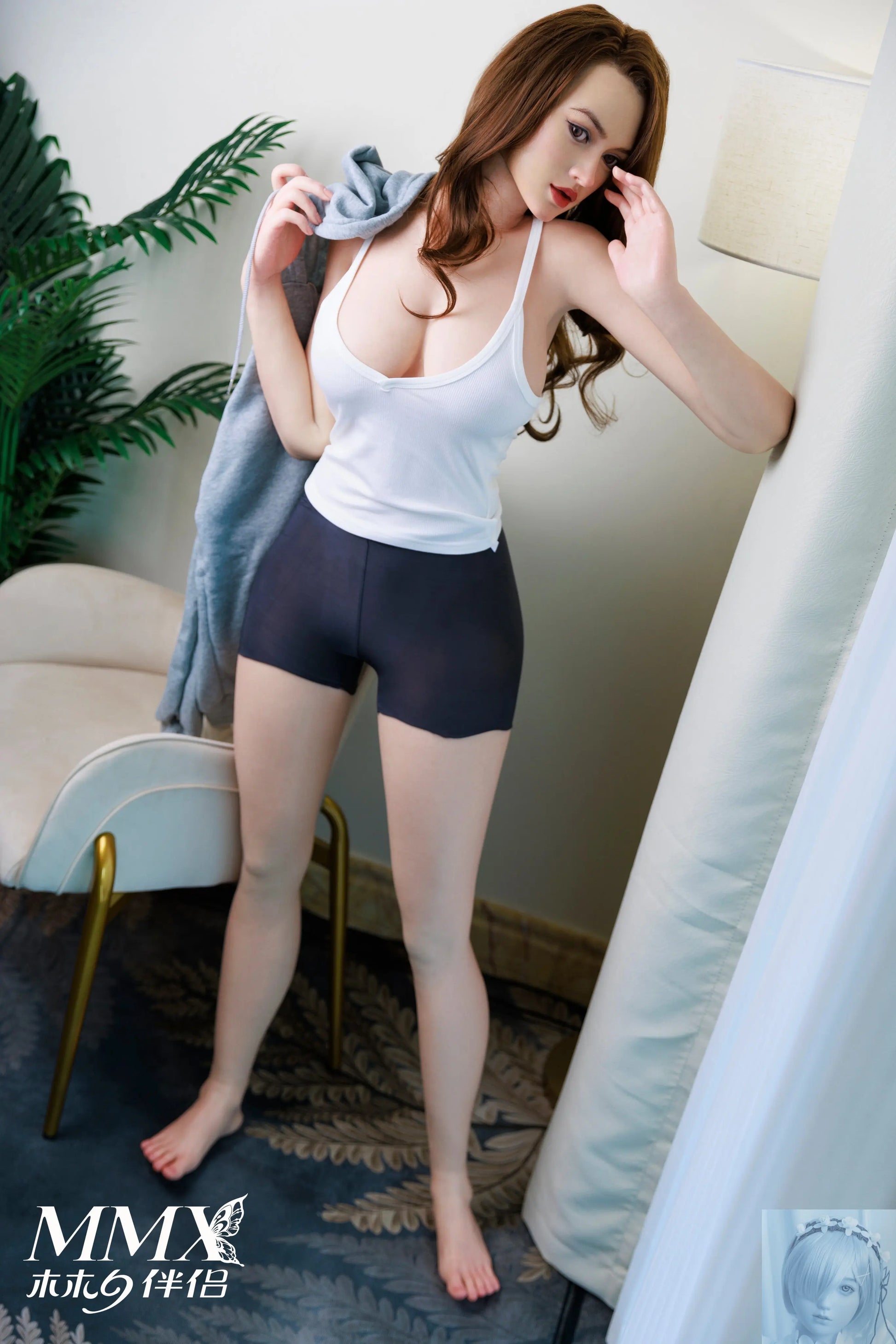 MMXDoll 163cm D Cup Full Silicone Sex Doll Judy Realistic Makeup MMX Doll