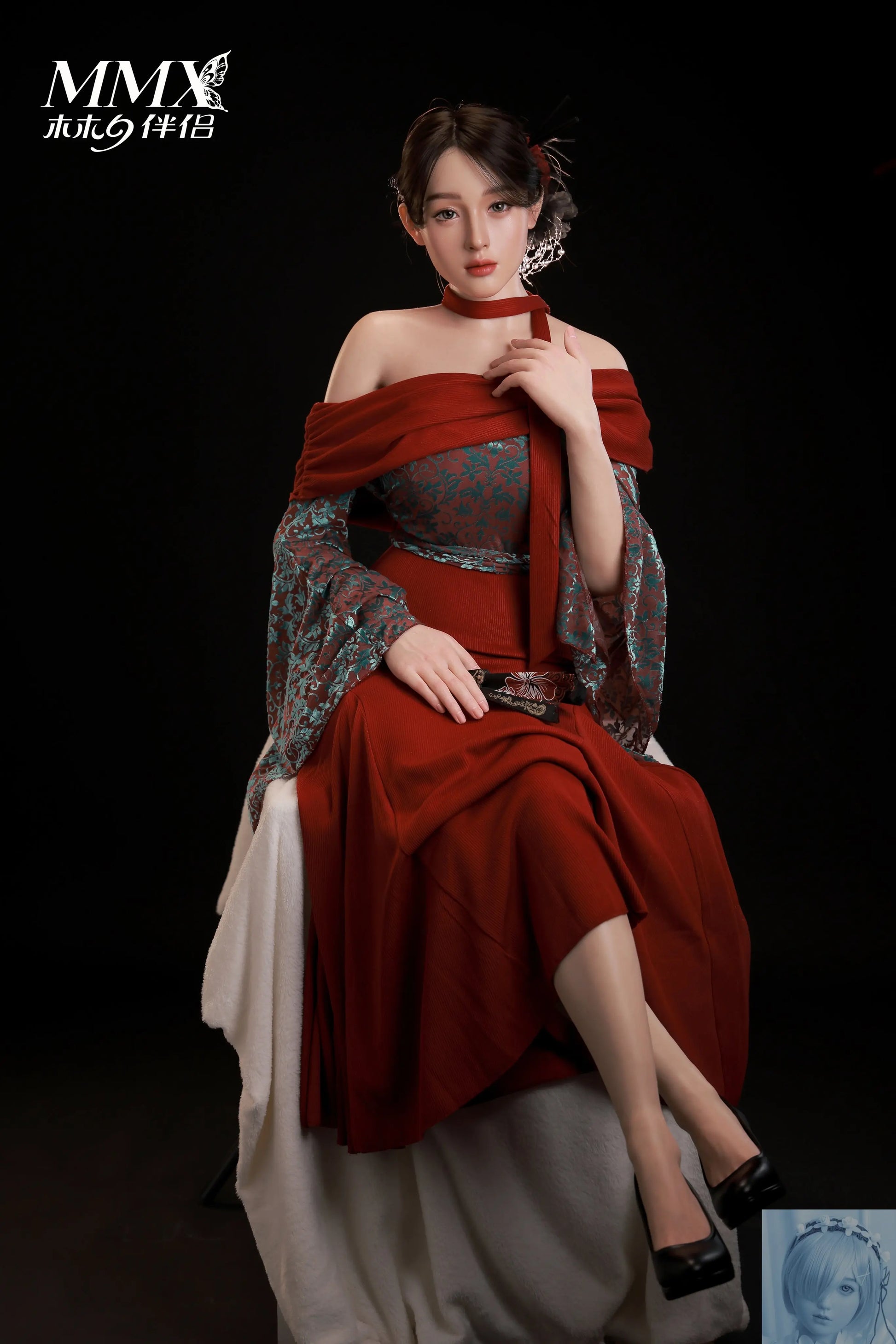 MMXDoll 163cm D Cup Full Silicone Sex Doll MenQi Enhanced Makeup MMX Doll