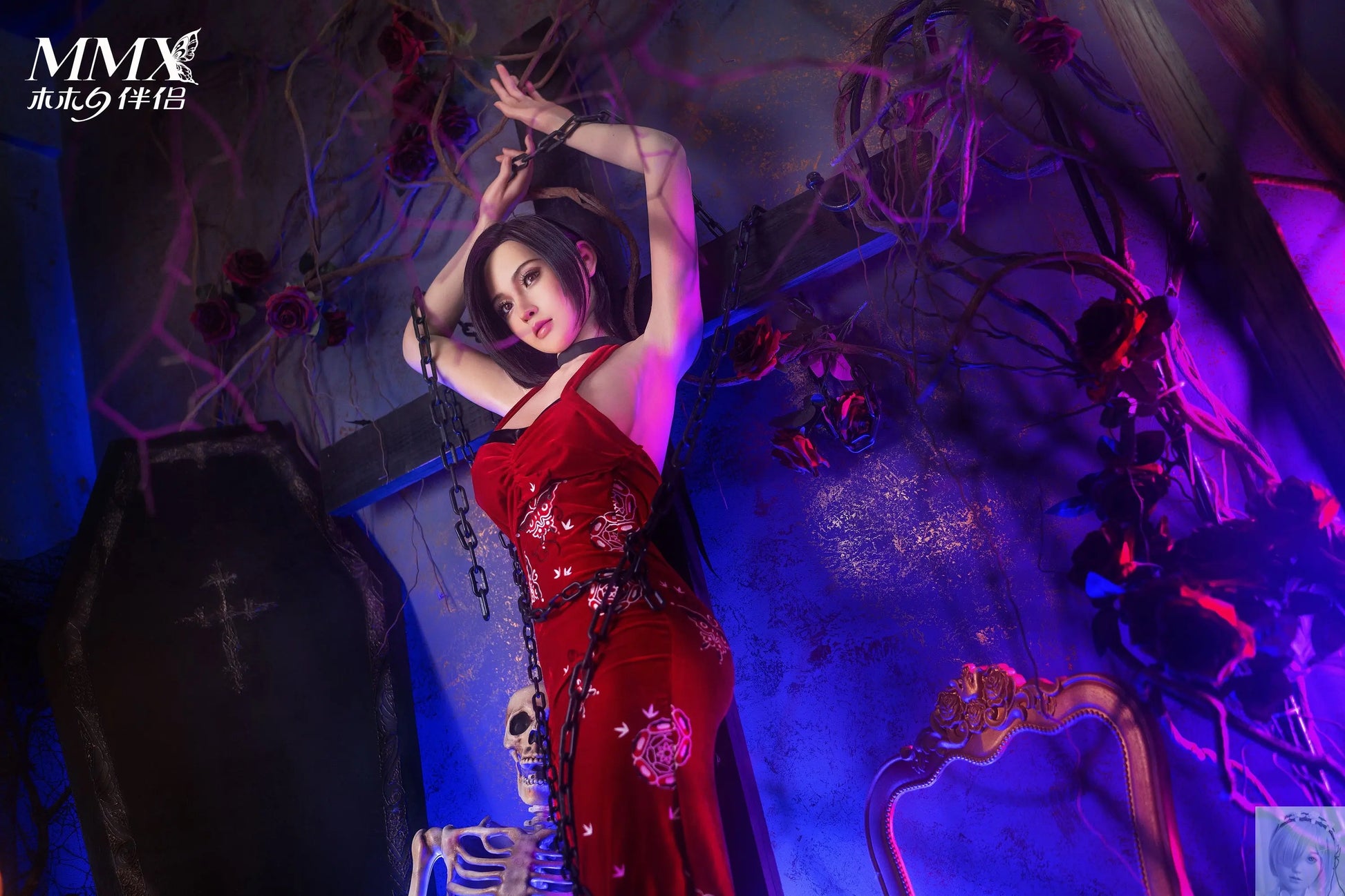 MMXDoll 163cm D Cup Full Silicone Sex Doll MenQi as Ada Wong MMX Doll