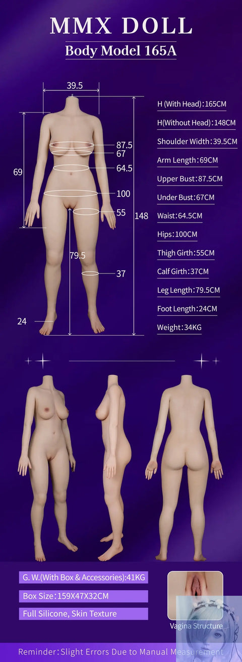 MMXDoll 165cm D Cup Full Silicone Sex Doll Little Orange
