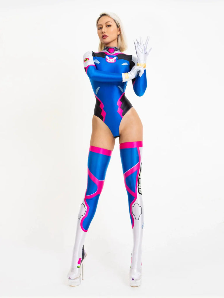 Overwatch  DVA Hana Song Cosplay Suit lovedollsenpai