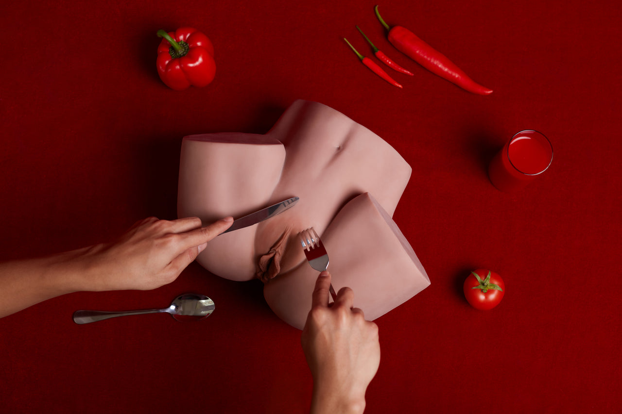 Climax Doll Female TPE R4 Torso Butt Sex Doll Black Skin Climax Doll