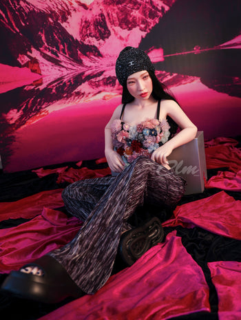 Climax Doll Ultra-Realistic SiW 160cm A Cup Silicone Sex Doll Janice Climax Doll