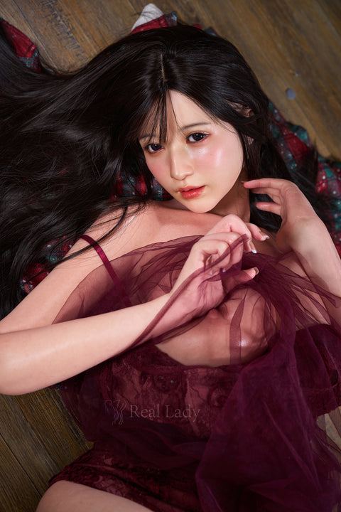 Real Lady Series 159cm G Cup Silicone Sex Doll R18 Emilia Natural