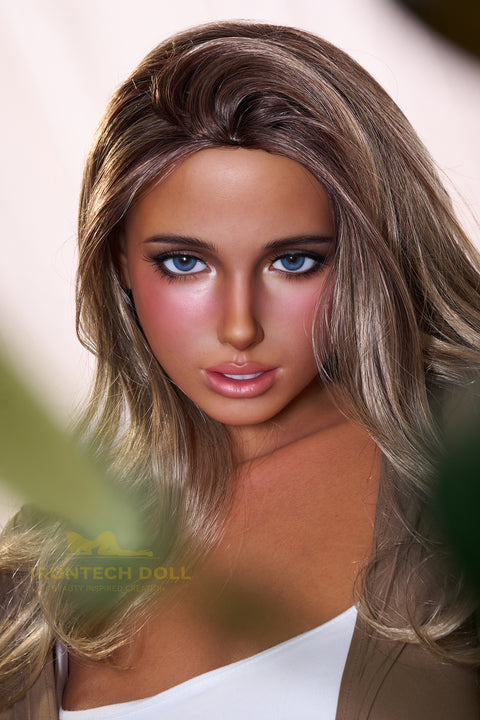 IronTech 171cm Silicone D Cup Sex Doll S17 Luna Dark Tanned