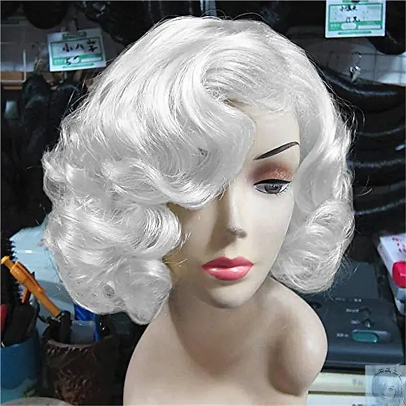 Synthetic Fingerwave Flapper Cosplay  Wigs lovedollsenpai