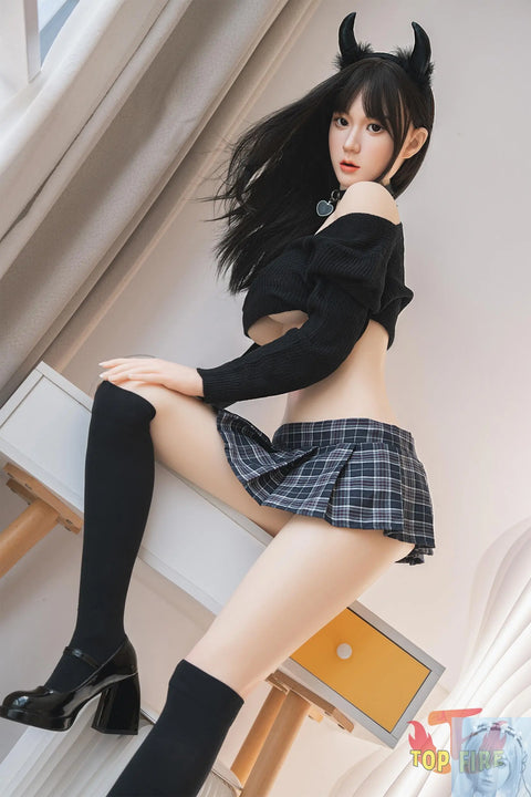 TopFire 158cm D Cup Full Silicone Sex Doll Ann TopFire