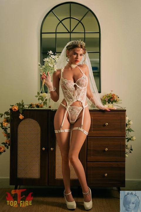 TopFire 158cm D Cup Full Silicone Sex Doll Casey TopFire